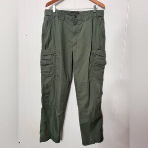 Tru-Spec Olive Green Cargo Tactical Pants Men's Size 36x35 rip stop utility